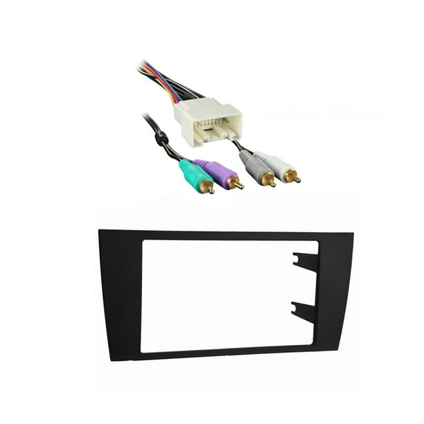 Double Din Car Stereo Radio Dash Trim Wire Kit Combo for 2000-2001 Lexus ES300
